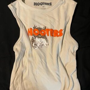 Hooters cream Tank Top